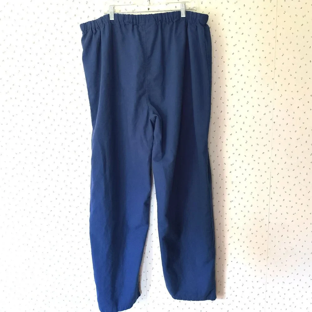 Vermont Country Store Pajama Set Mens 3X Blue Portuguese Cotton Flannel Cozy PJs - Picture 7 of 16